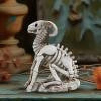Dmlowu Animal Skeletons Halloween Decorations, 3.5x8" Plastic Halloween Skeleton for Home Decor, Spooky Human Skeleton for Halloween Decorations Outdoor & Infoor