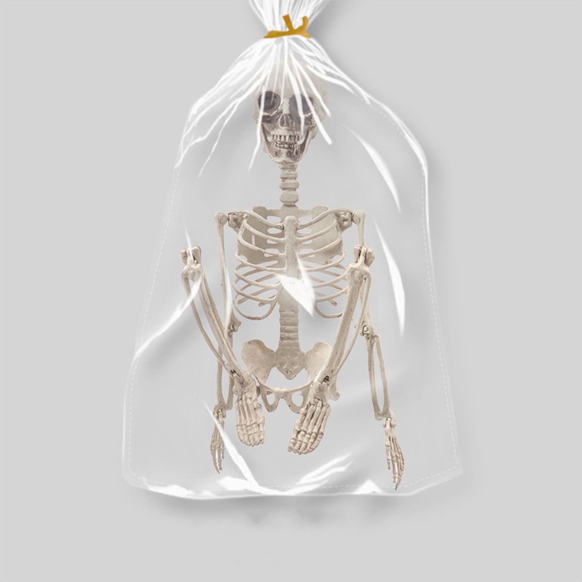 Fankiway Halloween Movable Skeleton Human Model Skull Full Body Mini Figure Toy , Decorations Skull Full Body Realistic Faux Human Skeleton Skull Decor