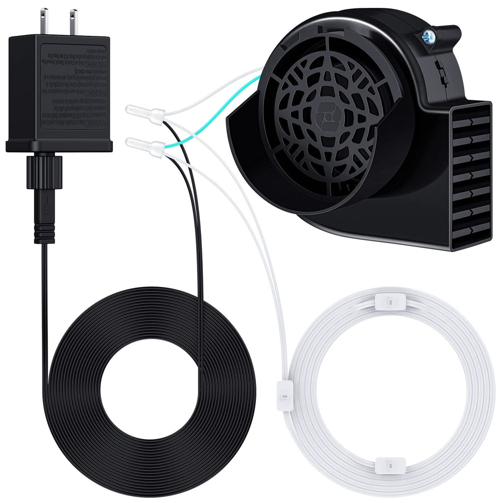 Air Blower for Inflatables, Air Fan Blower Replacement Motor for Garden Yard Inflatable Decor, 1.0A Fan Blower for Halloween Christmas Airblown Inflatables, 12V/ 1.0A Adapter