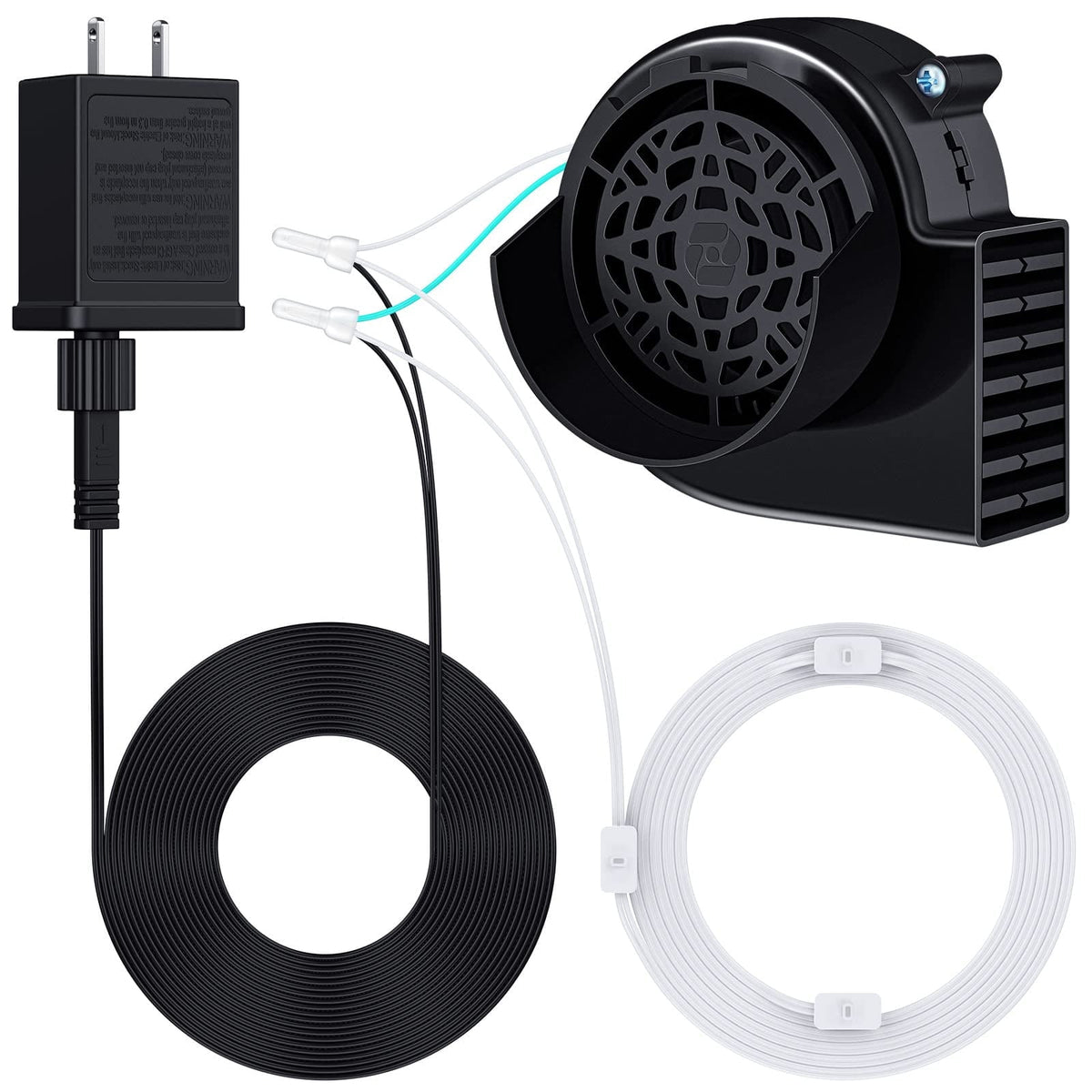 Air Blower for Inflatables, Air Fan Blower Replacement Motor for Garden Yard Inflatable Decor, 1.0A Fan Blower for Halloween Christmas Airblown Inflatables, 12V/ 1.0A Adapter