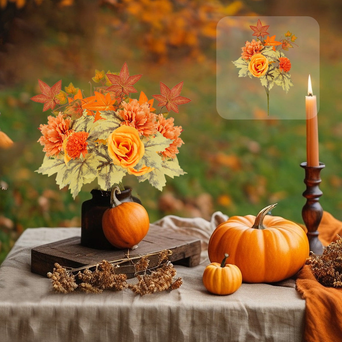 Black Halloween Mini LED Lantern Table Centerpiece 5.1 Inch for Indoor Decor, 2 Inch, 5 cm