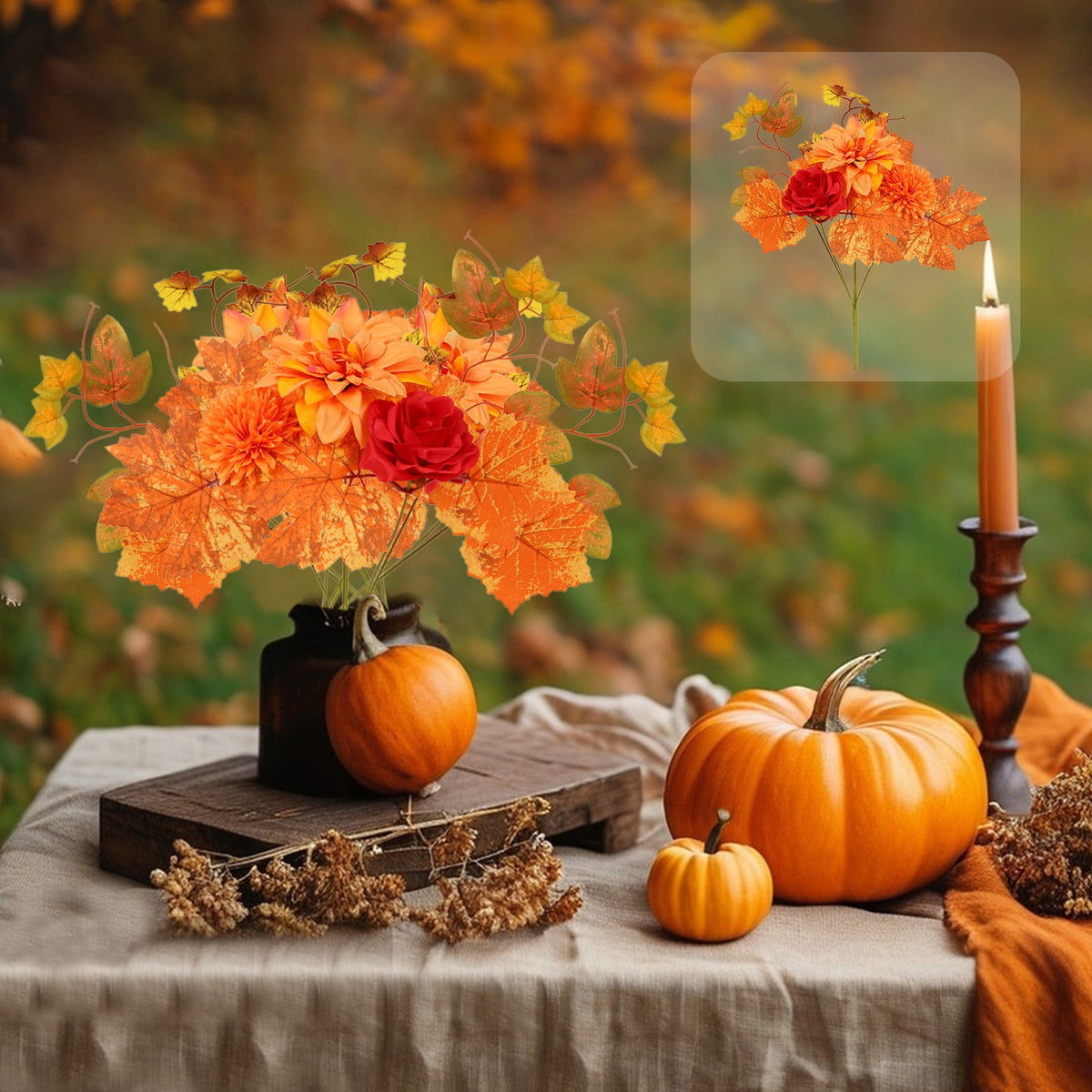 Black Halloween Mini LED Lantern Table Centerpiece 5.1 Inch for Indoor Decor, 2 Inch, 5 cm
