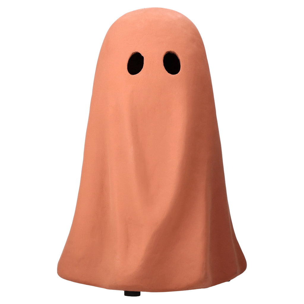 Paper Mache Ghost Decoration, Black, 10.9", Halloween by Way To Celebrate