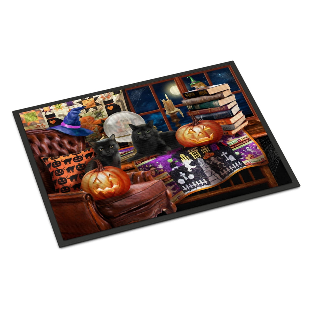 Halloween Black Cats Our Favorite Time Door Mat