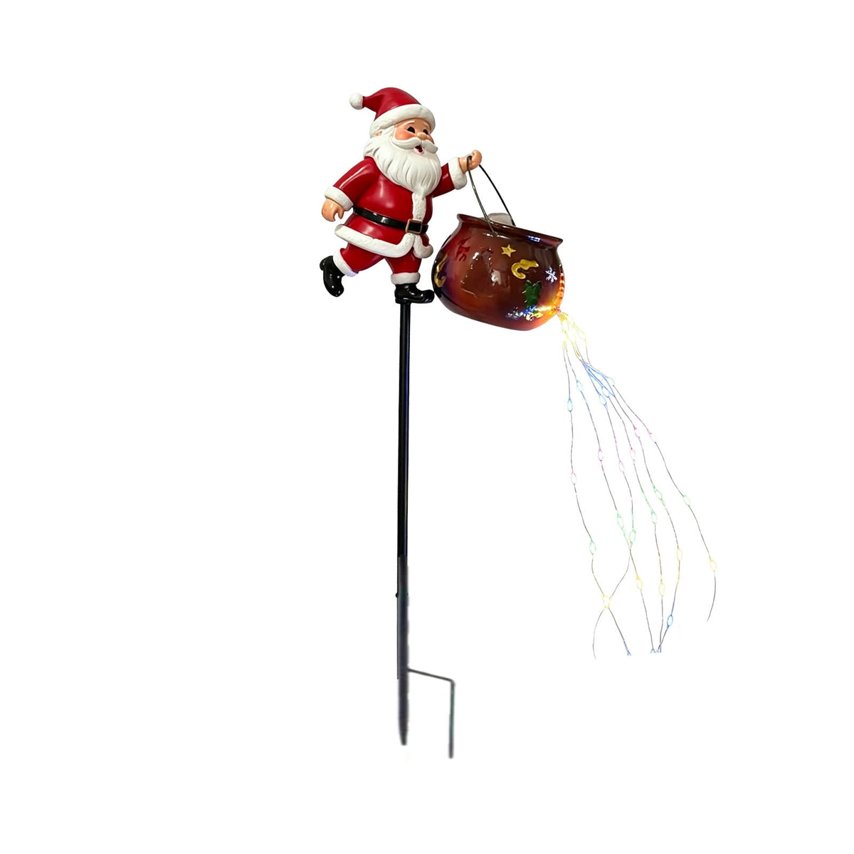 Halloween Solar Garden Stake Light,Metal Hanging Pumpkin Lantern Waterproof for Yard Lawn Proch