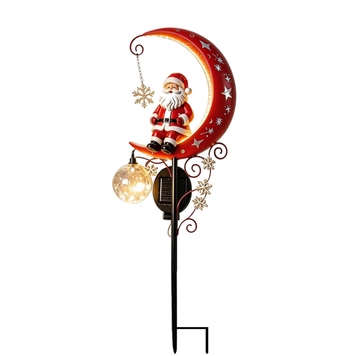 Halloween Solar Garden Stake Light,Metal Hanging Pumpkin Lantern Waterproof for Yard Lawn Proch
