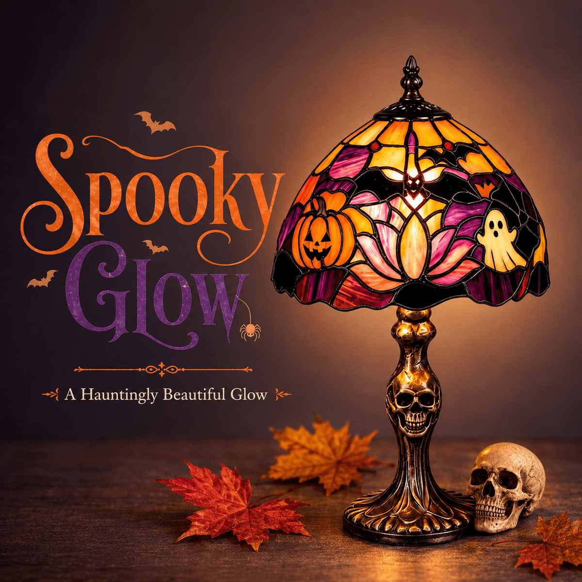 Diceymbol 11.81 Inch Halloween Ghost Night Light, Witch Hat Ghost Lamp with Jack O Lantern, Halloween Decorations Indoor for Table Mantel Party Decor