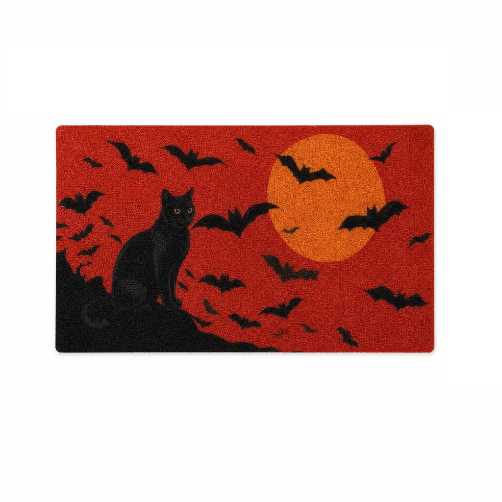Doormat Front Door Mat New Home Closing Housewarming Gift Unwelcome Bat Full Bats Halloween