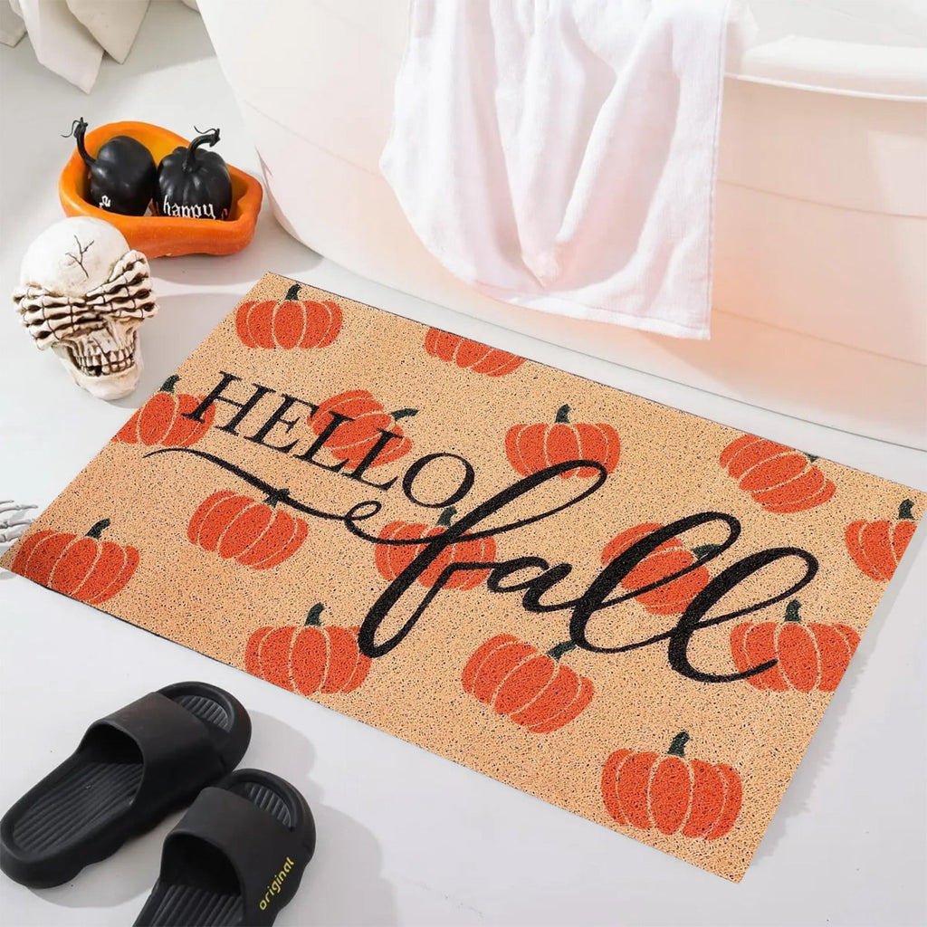 Halloween Door Mat Classic Print Skidproof Mat 15.75x23.62in Polyester Skidproof & Dirt Trapping for Front Door Porch Entryway by MPOISVA