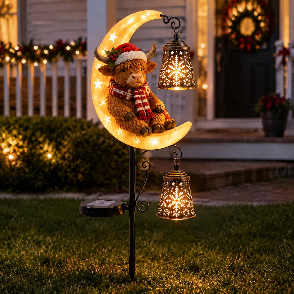 Halloween Witch Cauldron Garden Stake Lights, 2.7Ft LED Color Waterfall-Style Light Flow Flying Witch Garden Stake, Waterproof Weather Resistant Projector Lights for Outdoor Yard, Lawn, Pathway
