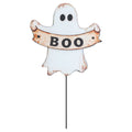 Metal Ghost Yard Stake Decoration, Black and White, Halloween by Way To Celebrate
