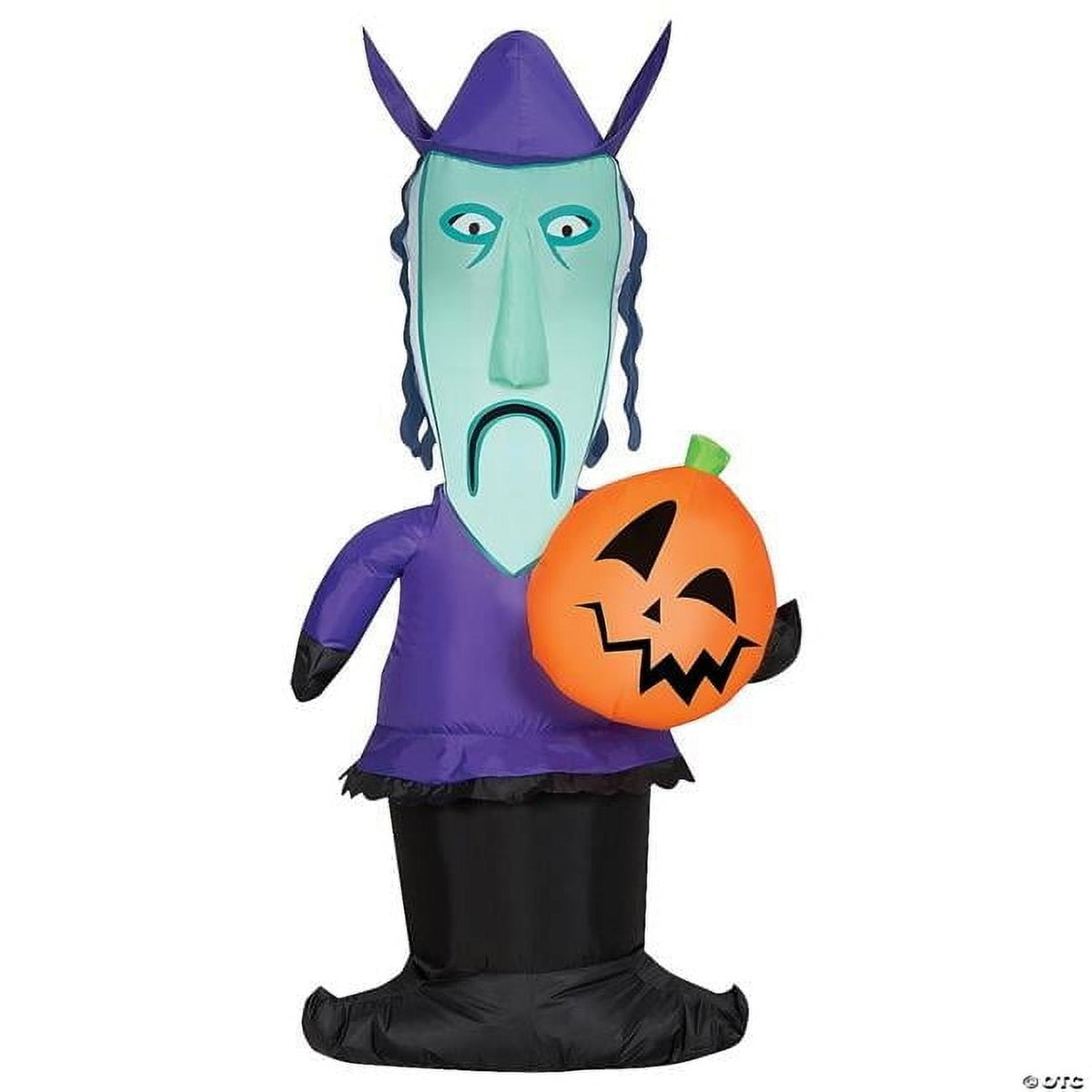 Gemmy Halloween Inflatable Shock with Jack O' Lantern, 4 ft Tall, Multi
