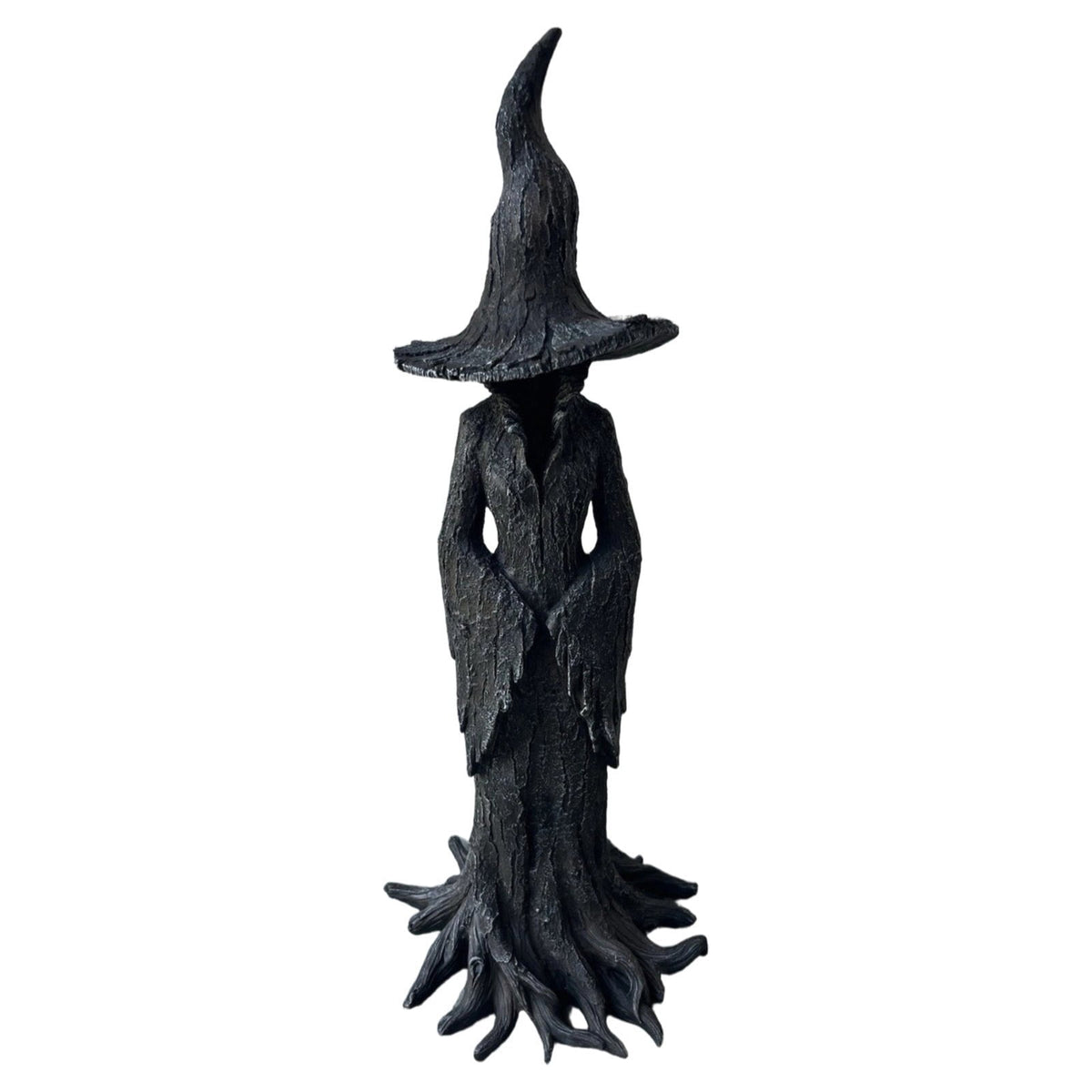 Ghostly Halloween Tabletop Decors Witch Figurines Ornament Resin Crafted Halloween Tabletop Accent