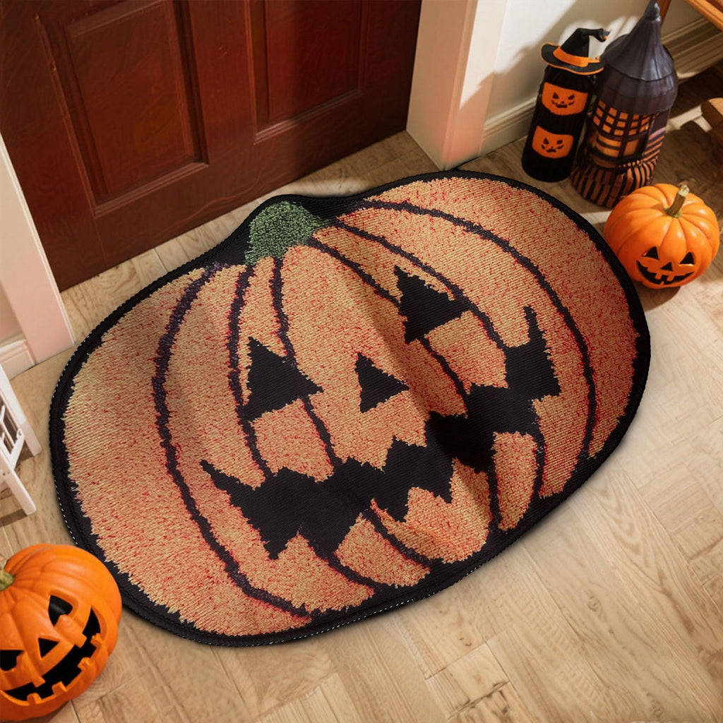 Halloween Carpet Decorations - Halloween Web Bath Mat - Rugs Decor - Bathroom Rug Decoration Room Decorations Spooky Witch Home Cute Mats For Kitchen Bedroom Family Decor