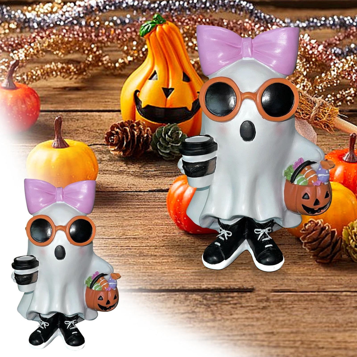 Christmas in july Decorations, Christmas Tree Resin Figurine, Sports Themed Tabletop Decor for Fall Thanksgiving Summerween, Unique Holiday Gift