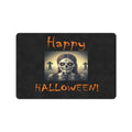 Halloween Holiday Door Welcome Mat - Cemetary - Doormat 24 inch x 16 inch