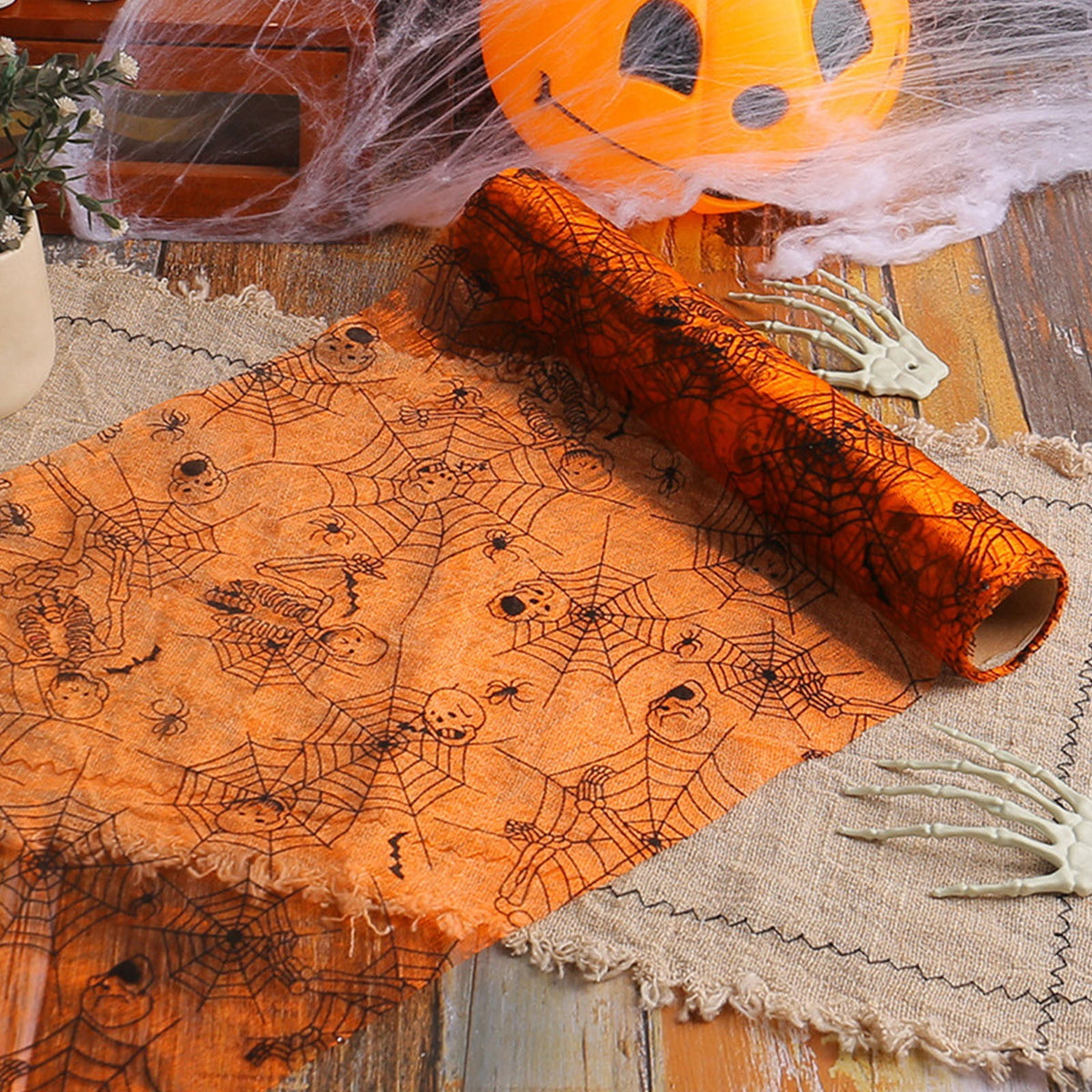 Generic Halloween Door Hanging Decor Pumpkin Ghost Bat Paper Sign Indoor Outdoor Front Door Decoration 16 Inch