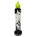 Haunted Hill Farm Halloween Blow Mold Flicker Wick Candle Warm White 3.3-Ft.