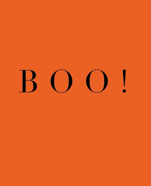 Holiday Celebrations: Boo! : A decorative Halloween book - Stack deco books together to create a custom Halloween phrase or message in any room - Perfect for party tables, bookshelves and interior design styling (Series #3) (Paperback)