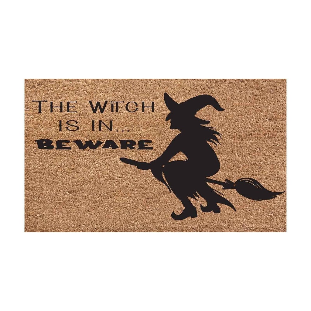 Holloyiver Halloween Door Mat 24" x 16", Ghost Pumpkin Bat Skull Witch Mat Non-Slip Front Door Mat Entrance Funny Doormat Entry Rug Fall Door Mat Welcome Mats Synthetic Coir Doormat Outdoor Decor