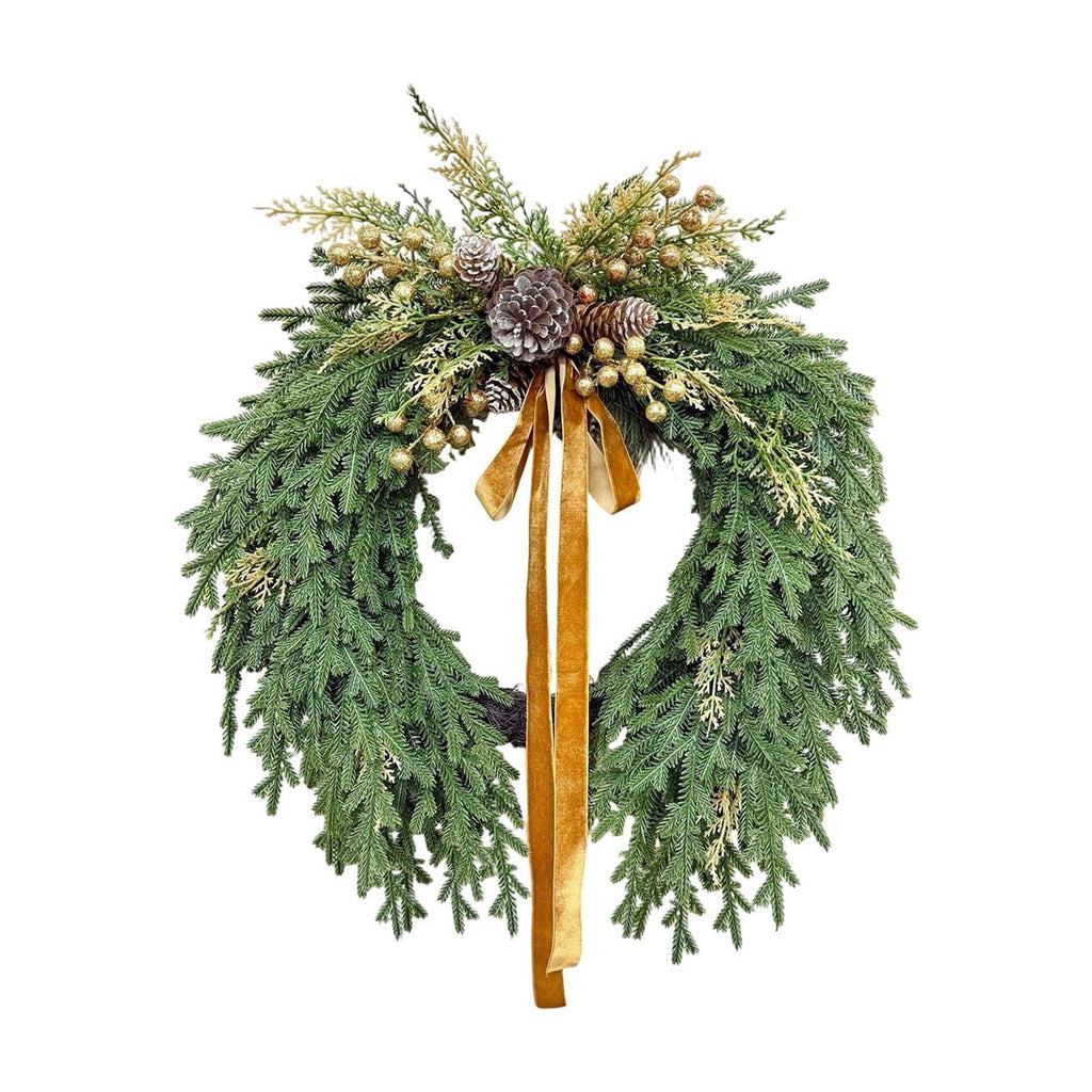 ICQOVD Halloween Pumpkin Maple Leaf Wreath with Skeleton Ornament Orange Black Bow Front Door Hanging Fall Home Decoration 15.75*15.75*3.15IN