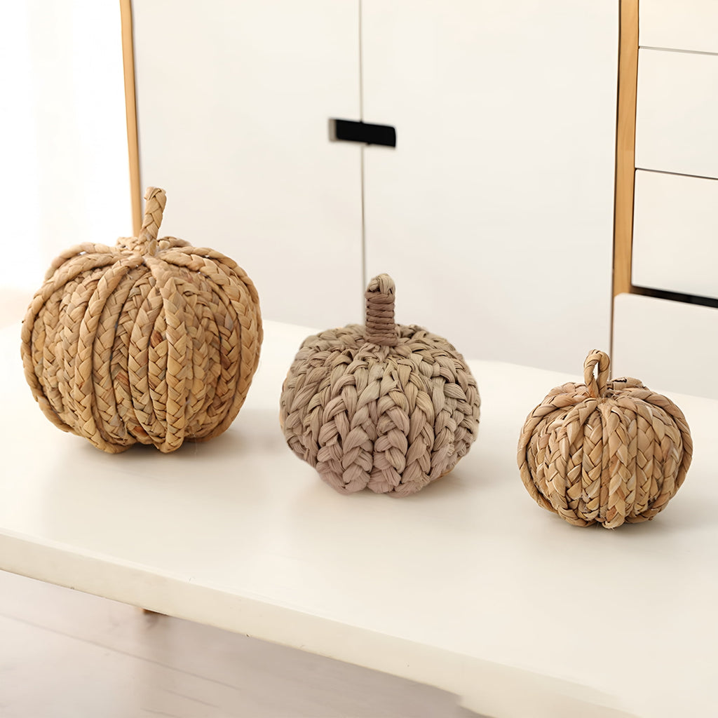 LAMIRO Thanksgiving Simulation Pumpkin Autumn Halloween Thanksgiving Decoration for Home Table Centerpieces Fall Halloween Thanksgiving Decor Fall Decorations