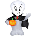 Airblown Halloween Yard Inflatables Light Casper as Cute Vampire Universal, 4.5 ft