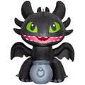 Airblown Halloween Yard Inflatables Light Toothless with Cauldron Universal, 4.2 ft