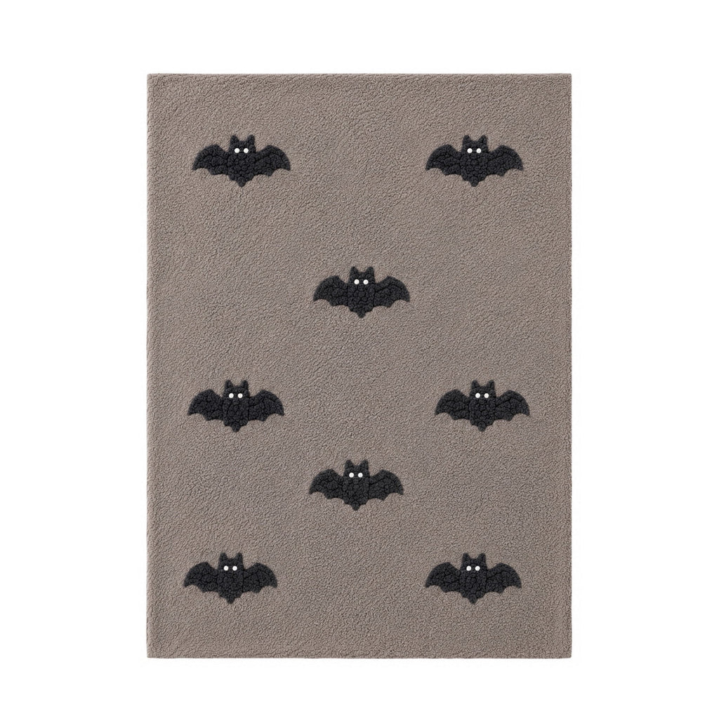 OutmaxHome Halloween Theme Cute Ghost Print Doormat, 15.8x23.6 Inch Non-Slip Absorbent Mat, Easy to Clean, for Front Door, Porch, Farmhouse