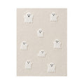 OutmaxHome Halloween Theme Cute Ghost Print Doormat, 15.8x23.6 Inch Non-Slip Absorbent Mat, Easy to Clean, for Front Door, Porch, Farmhouse