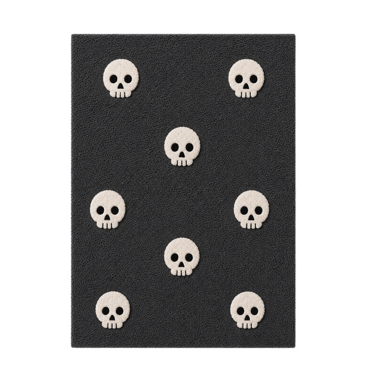 OutmaxHome Halloween Theme Cute Ghost Print Doormat, 15.8x23.6 Inch Non-Slip Absorbent Mat, Easy to Clean, for Front Door, Porch, Farmhouse