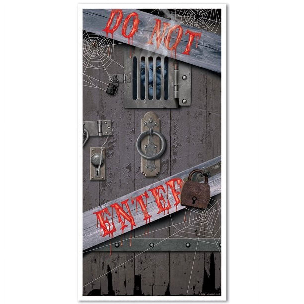 PMU Halloween Bathroom Door Cover, Halloween Decor, Door Decor