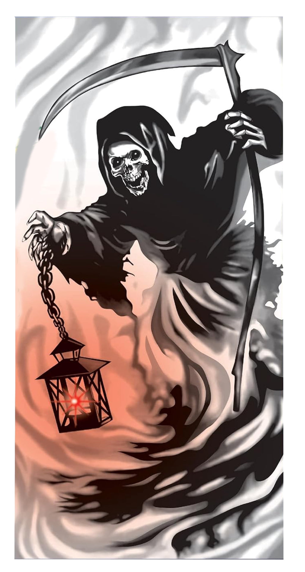 PMU Halloween Bathroom Door Cover, Halloween Decor, Door Decor