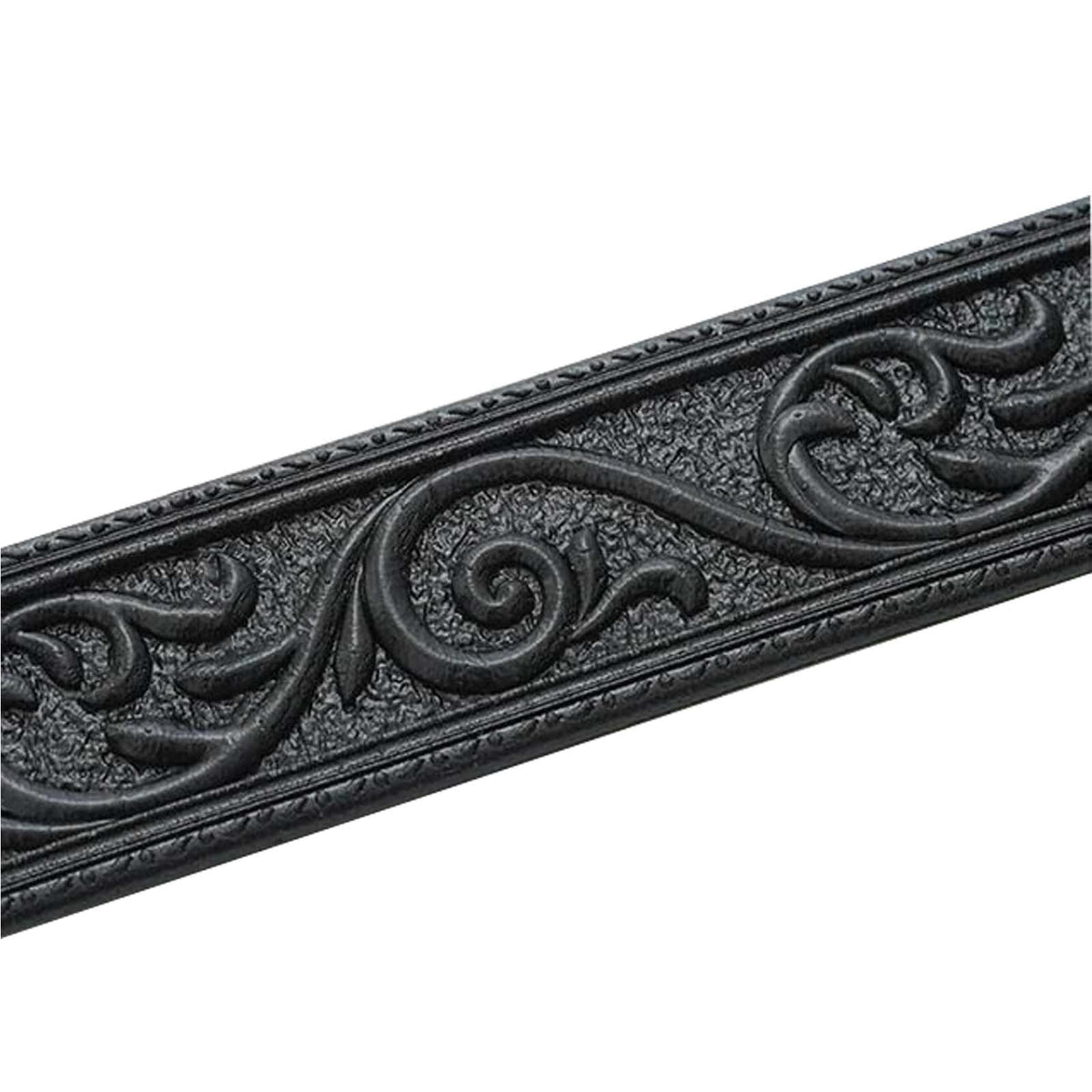 1 Roll Foam Molding Trim Peel and Stick,Flexible Molding Wallpaper Border,Self Adhesive 3D Wall Base Moulding Trim,Wall Edging Lines Foam Baseboard,Wall Base Moulding Trim,(White,90.55x3.14 in)