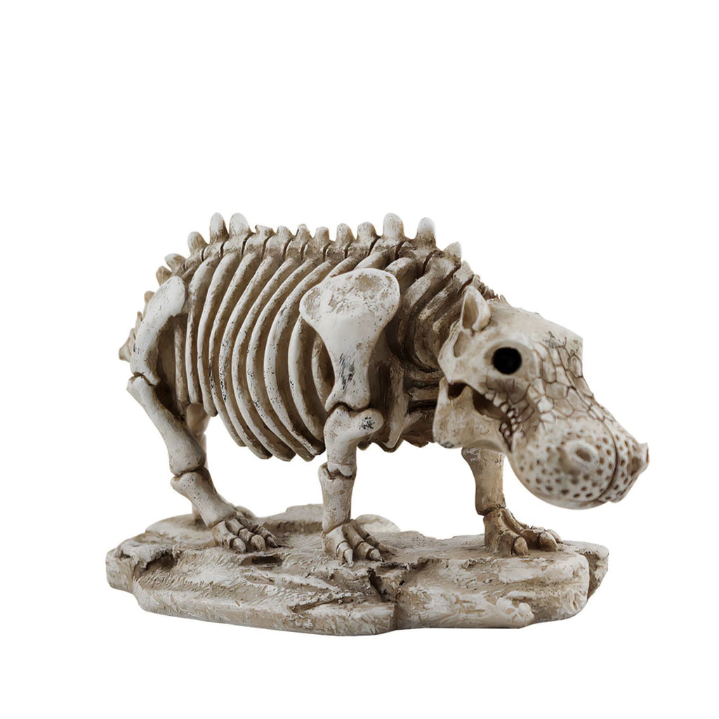 Realistic White Plastic Half Torso Skeleton Tabletop Prop, Detailed Human Half Skeleton Halloween Desktop Decor, Weatherproof Indoor Outdoor Reusable Spooky Party Ornament