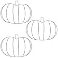 Pumpkin Shaped 3D Metal Wreath Forms 13x17.625 Inches Fall Halloween Farmhouse Autumn Thanksgiving DIY Art Craft Material Supplies Making Centerpiece Bouquet Decoration Indoor Outdoor Wreath Pack of 3