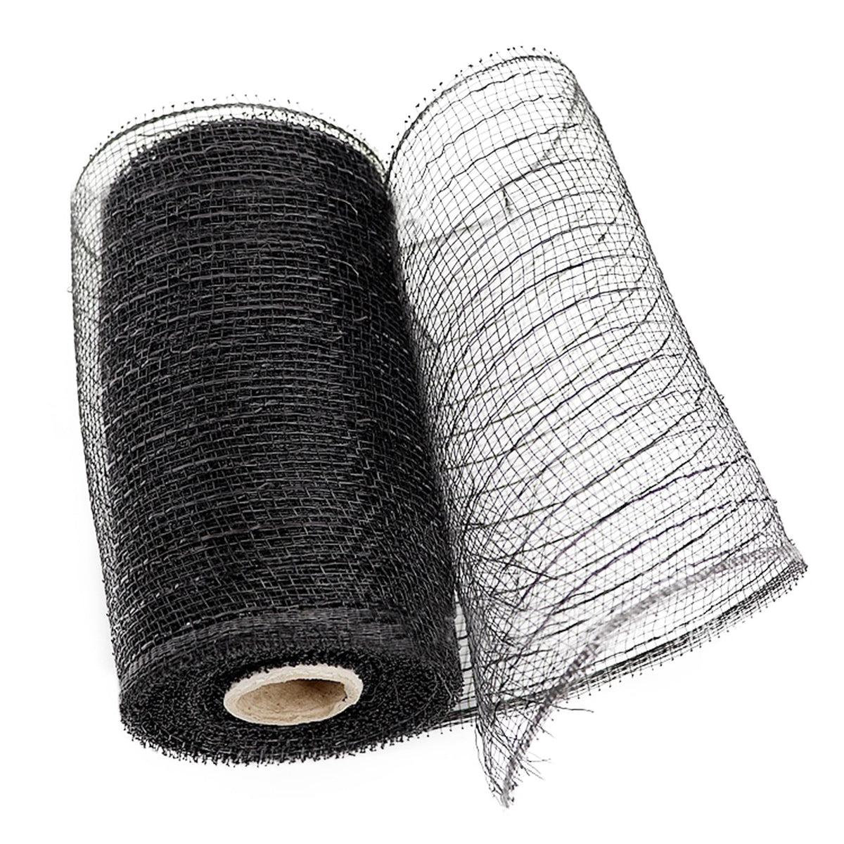 15cm x 10 Yard Poly Decorating Mesh Ribbon with Metallic Foil Each Roll for Wreaths, Swags Bows Wrapping and Decorating Projects-1 Roll