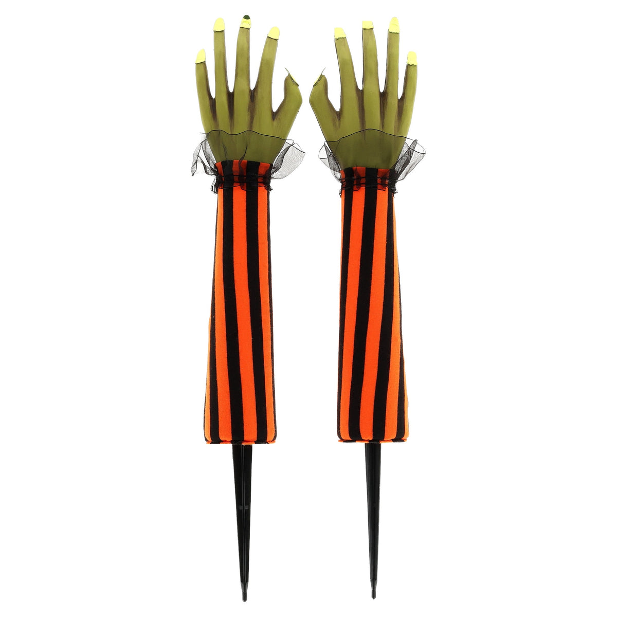 Witch Hand Yard Stakes Outdoor Decorations, Multicolor, 18.3", 2 Count, Halloween by Way To Celebrate