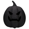 Paper Mache Jack-o'-Lantern Decoration, Black, 8.3", Halloween by Way To Celebrate