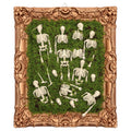 Skeleton Moss Framed Wall Art, Multicolor, 12" x 14.5", Halloween by Way To Celebrate