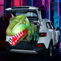 Joyfy 3.6 ft Animated Halloween Inflatable Dinosaur Decoration,Trunk or Treat Car Decorations Kit Dinosaur with Built-in LED Light for Halloween Party Indoor,Outdoor,Yard,Garden Decor
