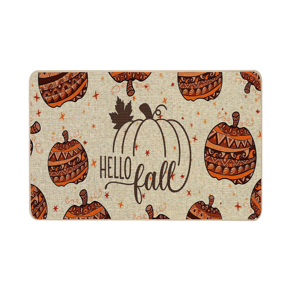 Stijggn Halloween Kitchen Rugs Halloween Mat Halloween Decorations Doormat, Welcome Mats for Front Door,Spooky Outdoor Mats for Front Door, Living Room, Bedroom, K-ids' Room