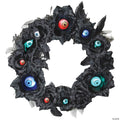 Sunstar Door Wreath Gothic Eyeballs Light-Up Halloween Decoration - 15 in