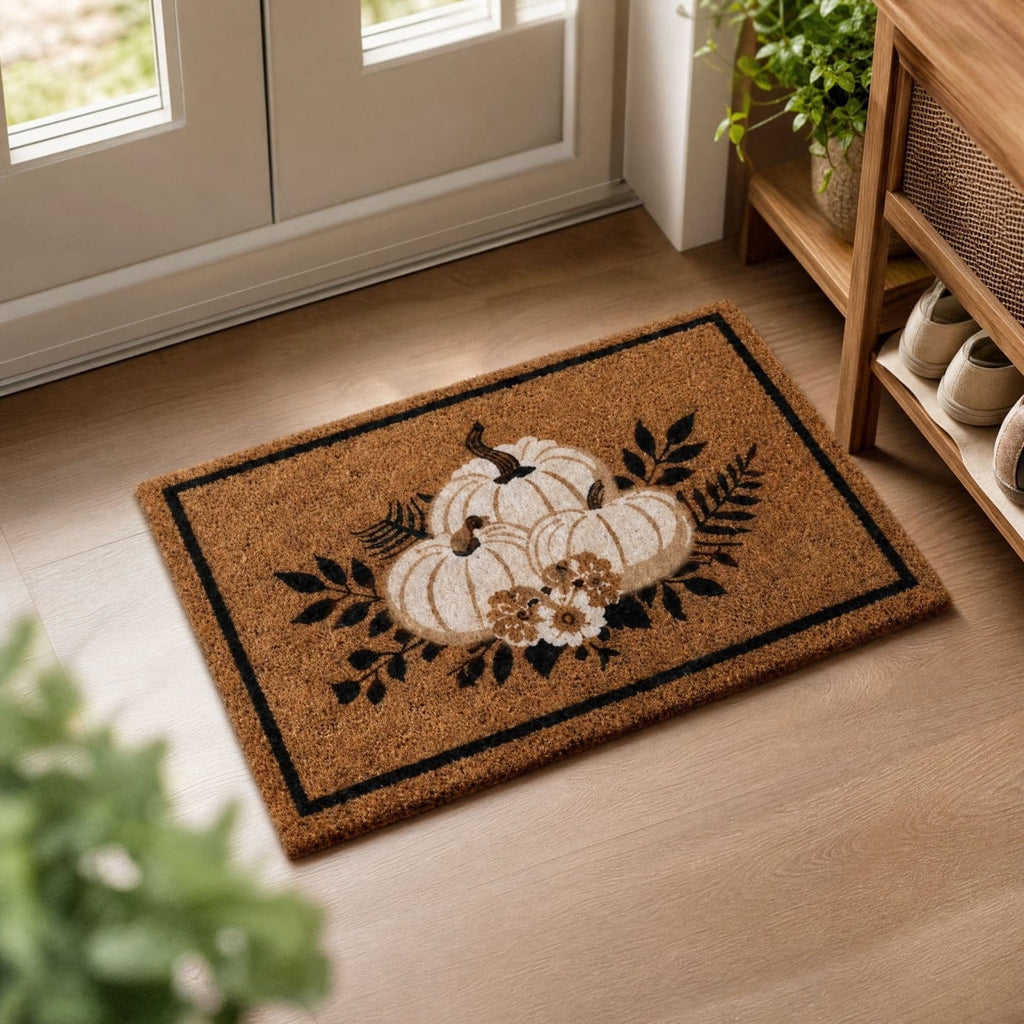 Talqzovs Fall Doormat , 24 in x 36 in Outside Door Mats Halloween Kitchen Mat for Front Door Kitchen Bathroom Entrance