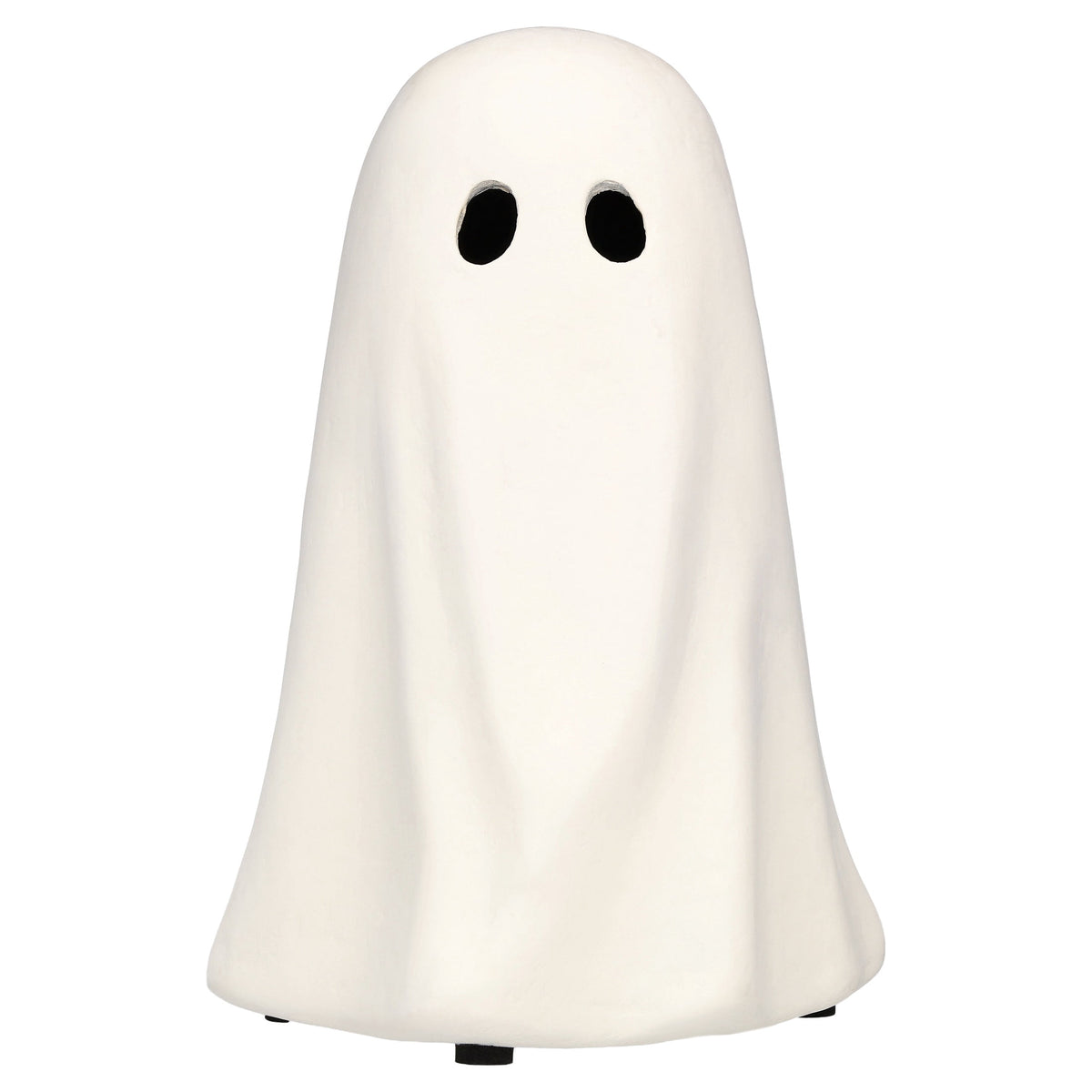 Paper Mache Ghost Decoration, Black, 10.9", Halloween by Way To Celebrate