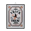 Trick or Treat Framed Wall Art, Multicolor, 14.8" x 20", Halloween by Way To Celebrate