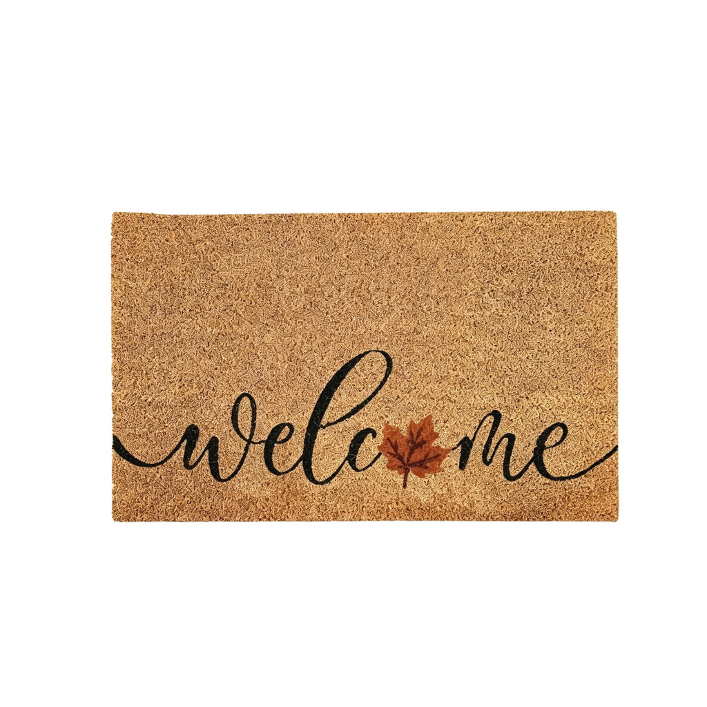 chaungfeng Welcome Fall Door Mat, Seasonal Pumpkin Decorative Doormat, Thick Non-Slip Rugs, for Indoor Outdoor Entrance Floor, Halloween Thanksgiving Decoration (23.6"X15.7")