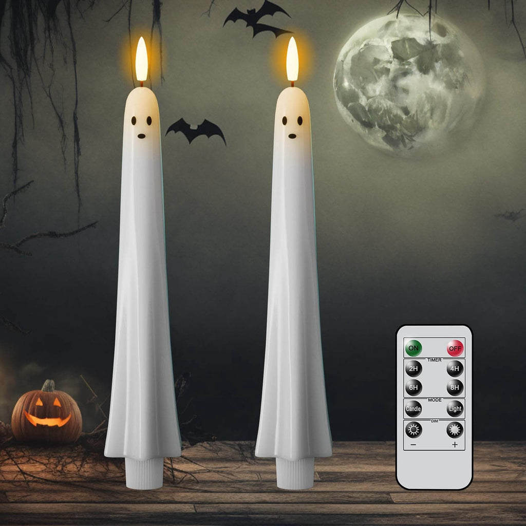 XGFHYJEH Halloween Decorations LED Candle Lights, 3pc Pumpkin Lantern, Halloween Indoor Decor, Halloween Table Decoration Ornament for Home Room Party