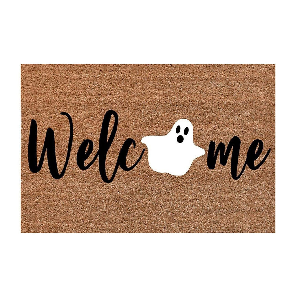 Zhourta Halloween Fall Plaid Outdoor Rug Orange Plaid Outdoor Rug Cotton Hand Woven Check Rug Layered Doormats for Front Door Front Porch Farmhouses Entryway Patio 15.7x23.6 Inch