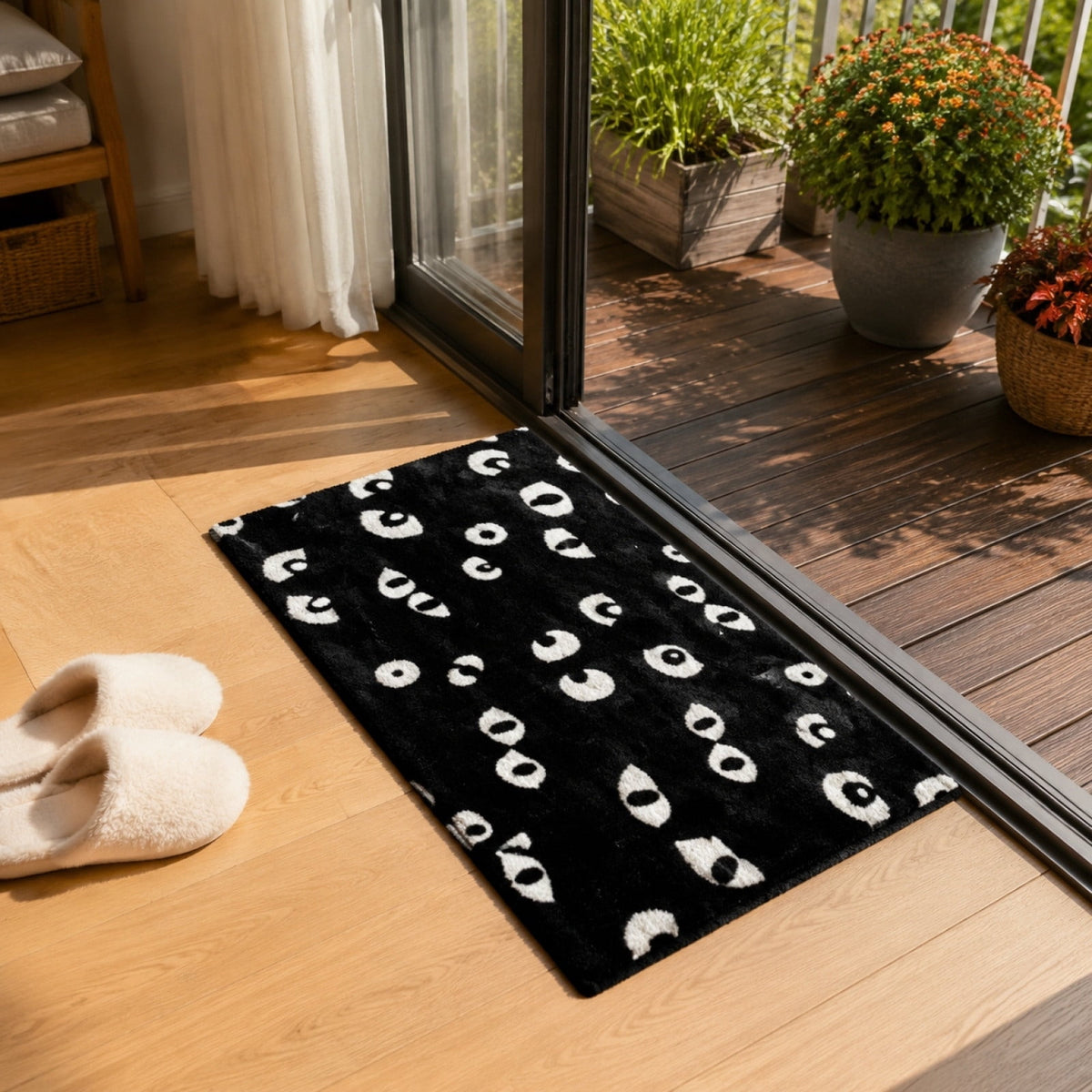 Witch-Themed Halloween Door mat 20×32in, Gothic Rug, Halloween Welcome Mat For Front Door Porch Home Decor